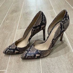 Gianni Bini snakeskin pumps